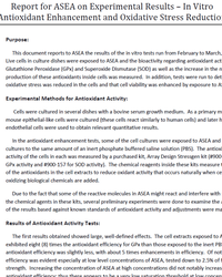 ASEA Antioxidant Efficiency